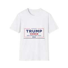 Trump Vance T-Shirt - Unisex Softstyle - The Trump 2024